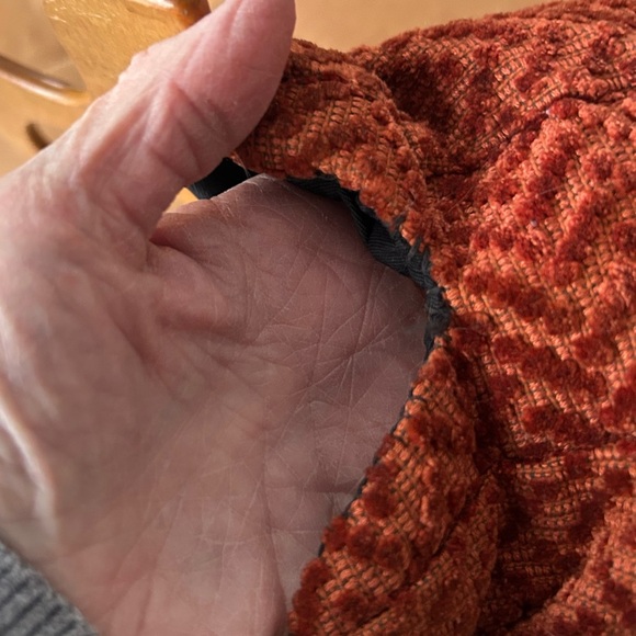 Cute Vintage Knitting Bag - Fully lined - Upholstery fabric - Wooden handles - Picture 3 of 9